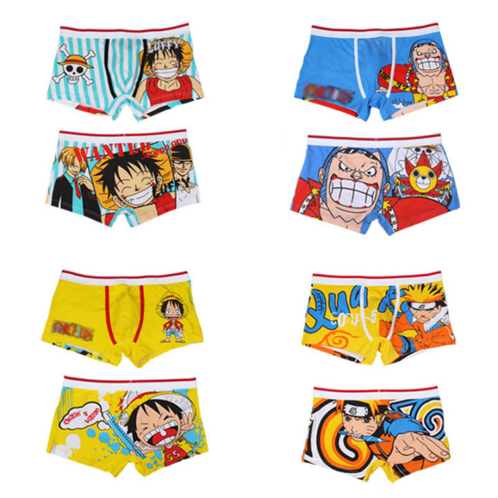 One Piece Swimming Trunks Underwear Men s Riman Anime Two