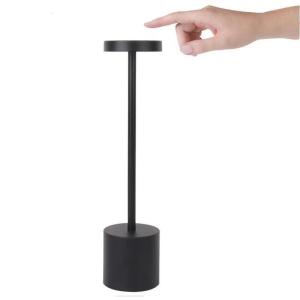 Portable LED Cordless Touch Table Lamps Rechargeable Desk Lamp 3Colors Adjustable Bedside Creative Ambient Light  for Room Decor