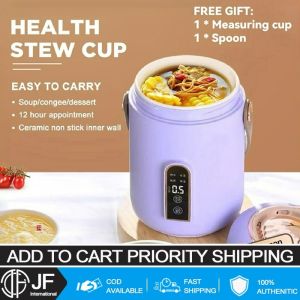 JF Portable Electric Kettle Multifunctional Electric Cooker Electric Heating Pot Mini Stew Cup