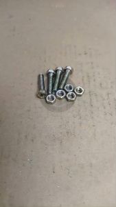 10 BUAH BAUT DWI FUNGSI KUNCI 10 PANJANG 25CM M6 X 25 BAUD MUR AKI M6X25 25 CM 25MM MM OBENG PLUS PITCH DRAT 1.0 KUNING DIAMATER BODY 6MM SEKRUP SKRUP