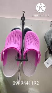 Dép Cross Mẫu Mới  literdire Nhiều Mầu Dành Cho Cả Nam Và Nữ Giày Sục Bít Đầu Lỗ Thông Thoáng Thiết Kế Đế Tăng Chiều Cao Chống Trơn Đi Ngoài Hàng Ngày