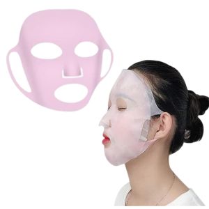 1/2PCS 3D Reusable Wrinkle Smoothing Silicone Face Mask Holder For Sheet Masks Moisturizing Facial Mask Cover Prevent Evaporatio