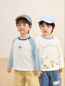 CUTEPANDAS | Áo Thun Cơ Bản Hình Hoạt Hình Cotton