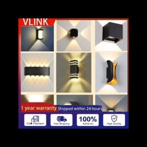 LED Wall Light Outdoor Waterproof 3000K Nordic Modern Indoor Outdoor Lamp for Balcony Garden Bedroom