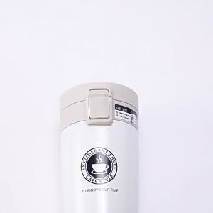 แก้วน้ำสแตนเลส ฝาแก้ว2ชั้นและมีที่กรองชา วัสดุสแตนเลสแท้ 304 สามารถใช้เก็บอูณหภูมิร้อนและเย็นได้ ขนาด 380 มล