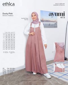 Gamis Overall Ethica Terbaru Model Ayumi 473