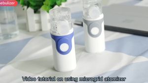 FOCANO Upgrade Portable Nebulizer for Asthma with Rechargeable Or Battery Power Supply