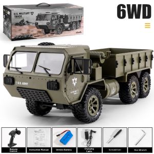 LIWAN | 6WD RC Military Truck Model Children Toy 2.4G