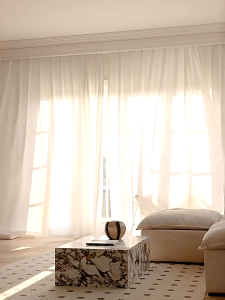 2024 VENTI 1PC SHEER CURTAINS COOL COLOR NET CURTAIN HOME DECORATION NET CURTAIN