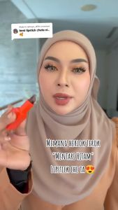 CHE TA KUKU LETOP MENTAR  MAWAR I HITAM BERDURI LIPSTICK 👉 INAI MAROON ROSE & RED VELVET - ORIGINAL CHETA  GERENTI 💯