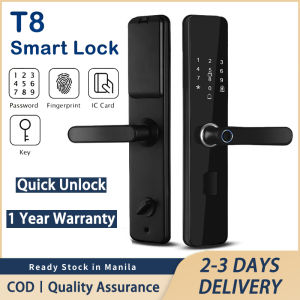 YJT Smart Lock Main Door: Biometric Fingerprint & IC Card Unlock