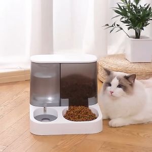 Pet Automatic Feeders 2.8L 2in1 Pet Food Water Feeder Large Capacity Dispenser Pet Bowl