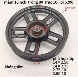 vành trước xe đạp điện 10inch 12inch 14inch 16inchBánh trước xe điệnMâm trước xe máy điệnphụ kiện phụ tùng xe điện