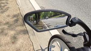 Adjustable Handlebar Bike Mirror Shatterproof HD Glass Lens Universal Fit Rearview Bicycle Mirrors 360° Rotatable Compatible