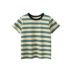 [FASHIONADEK] BAJU KAOS ANAK T-SHIRT ANAK LAKI - LAKI LENGAN PENDEK MOTIF GARIS READY 2 WARNA