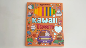 Kawaii Town Markerific Colouring With 6 Markers