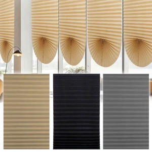 Self-adhesive Pleated Blinds & Easy Installation Window Coverings