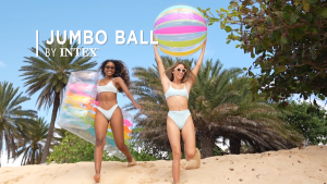 Prosun Intex Jumbo Inflatable Beach Ball 107-cm / 42-Inches for Children Age 3+ (WSB 42 - Jumbo Beach Ball)