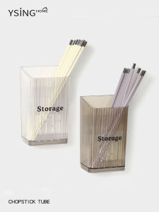 Hộp Đựng Thìa Treo Tường Bằng Nhựa Hình Chữ Nhật Kiểu Dáng Đơn Giản Màu Trơn Dùng Trong Nhà Bếp Có Khay Thoát Nước Không Cần Khoan