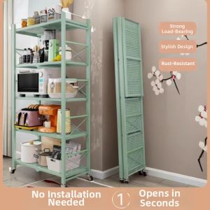 Foldable Portable Multifunctional Storage Rack