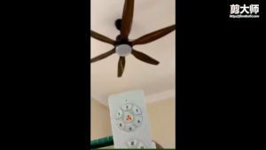 GEJIESE 66/54inch ceiling fan with light modern design tricolor dimming 6 speed wind ceiling fan with lights and remote 6 blades big size nordic ceiling fan with led lights for living room dinning room
