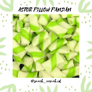 SNACK KILOAN ASTOR PILLOW PANDAN 250 GRAM | CEMILAN MURAH MAKASSAR