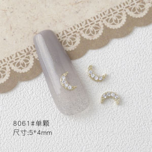 Trendy Gold Baroque Tassel Butterfly Knot Metal Embedded Diamond Zircon Nail Art Decorations Glittering Pearl Jewelry