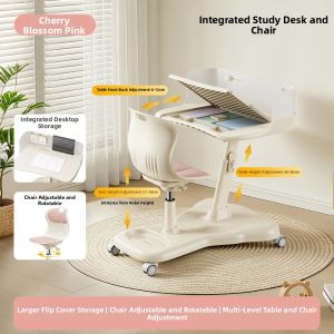 TEN-WIN | Moveable Integrated Study Table Chair Set