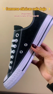 Promo Sepatu Sneakers Sekolah Klasik All N Star / Sepatu Sneakers CT Hitam / Sepatu Pria Wanita Termurah