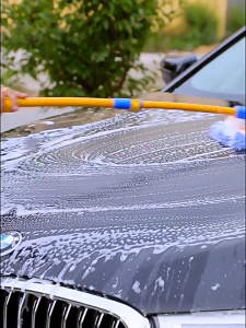 Car Cleaning Brush Car Wash Brush Extendable Long Handle Soft Bristle Cleaning Mop Chenille Broom Car Accessories