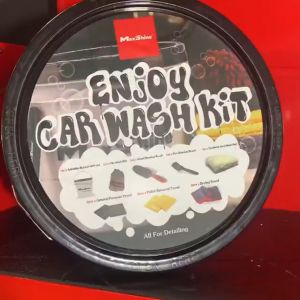 MAXSHINE Enjoy Car Wash Bucket Kit อุปกรณ์ล้างรถพร้อมถังน้ำล้างรถครบชุด