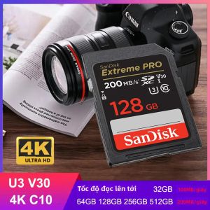 Thẻ Nhớ SanDisk Ultra/Extreme/Extreme PRO SD 32GB-256GB Class10 SDHC SDXC Flash U3 V30 4K UHD Dành Cho Máy Ảnh Máy Tính Bảng Máy Tính Xách Tay