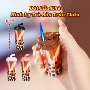 [HCM] Bật Lửa Gas Khè Hình Ly Trà Sữa Dễ Thương Độc Lạ