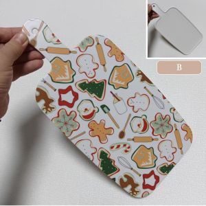 DaVee I Hangable serving board Christmas mini cutting board Fruits Bread cake Outdoor Camping Food Cutting Board Non-slip and light chopping board