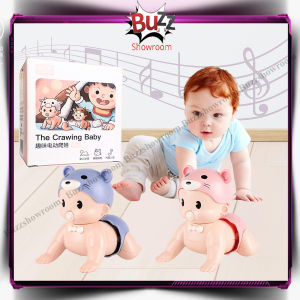 Crawling Baby Doll Mainan Anak Bayi Merangkak Suara Jalan Musik