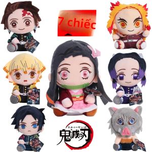 7 Chiếc Demon Slayer Sang Trọng Bộ Búp Bê 20Cm Tanjirou Nezuko Zenitsu Anime Đồ Chơi Nhồi Bông Kimetsu Không Yaiba Nhân Vật Trò Chơi Trẻ Em Quà Tặng