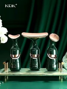 3 in 1 Electric Massage Introducer Four-dimensional Multifunctional Lifting and Tightening Massage Introducer Reduces Neck Wrinkles Lifting and Tightening and Improves Dark Circles Under the Eyes