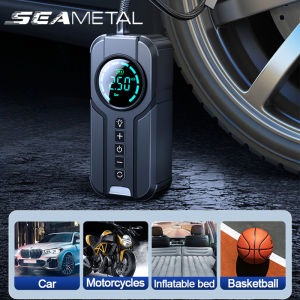 60W Xe Điện Máy Bơm Không Khí Bơm Lốp Xách Tay 12V 150PSI Máy Nén Khí Xe Hơi Kỹ Thuật Số Thông Minh Bơm Hơi