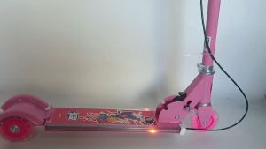 Skuter Anak Exotic ST2023 Skuter Besi Roda Handle Rem