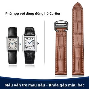 Woalmorn | Dây Da cho Đồng Hồ Cartier Nam Nữ