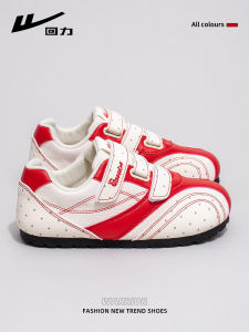 Warrior | Thin Sole Training Shoes for Women Red Retro Racer Style