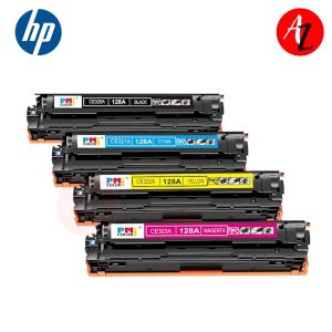HP 128A Toner Black Cyan Magenta Yellow for HP LaserJet Printers
