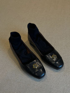 Simple Leather Version Mary Jane Shoes Womens Flat Bottom Slip-On round Toe Anti-Slip Fashion Single Shoes Casual Footwear