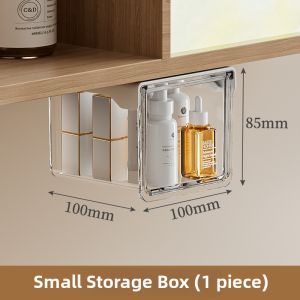 Bathroom Transparent Drawer Storage Box For Cosmetics