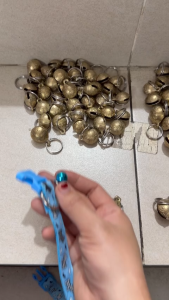 Chuông đồng cho chó mèo kêu vang có kèm móc chắc chắn bền đẹp đầy đủ kích thước