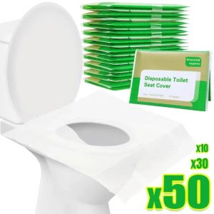 Toilet Seat Cover Disposable Flushable Paper Travel Toilet Seat Cover Portable for Adult and Kids Potty Training Airplane