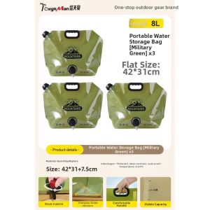 Portable Spigot Foldable Reinforced Large Capacity Water Storage Bag