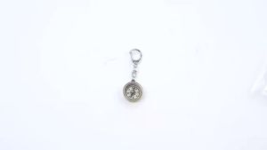 2PCS Lightweight Compass Keychain Vintage Zinc Alloy Pocket For Outdoor Camping/Travel/Direction Navigation Tool Survival Guide