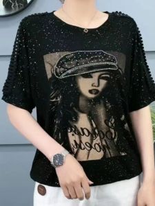 2023 Spring and Summer New Arrival Fashion Womens Long-Sleeved T-shirt Loose Cotton Small Blouse Short Sleeve Bottoming Shirt Outwear Inner Wear Blouse