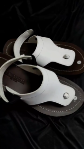 PROMO Sandal Haji Pria Perlengkapan Umroh Sendal Jepit Kulit Premium Sol Anti Slip